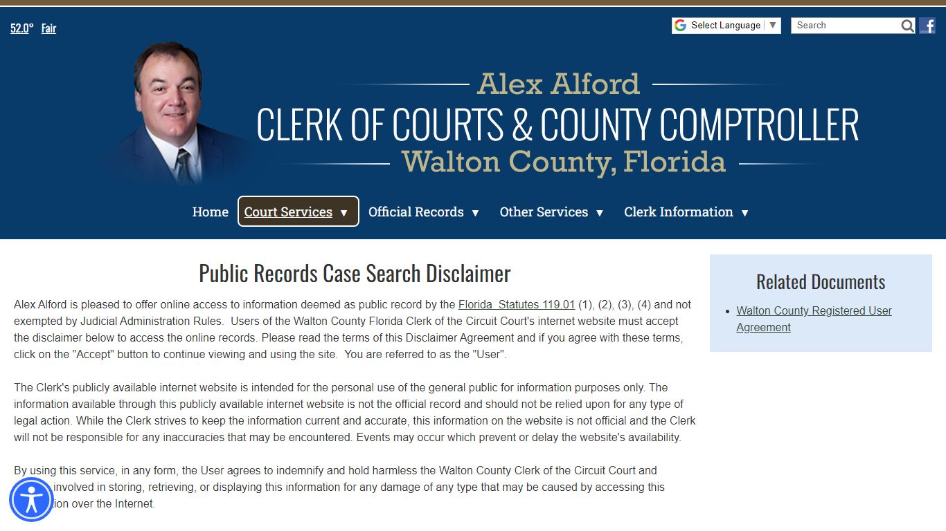 Court Records Search - Walton County Clerk of Courts & Comptroller